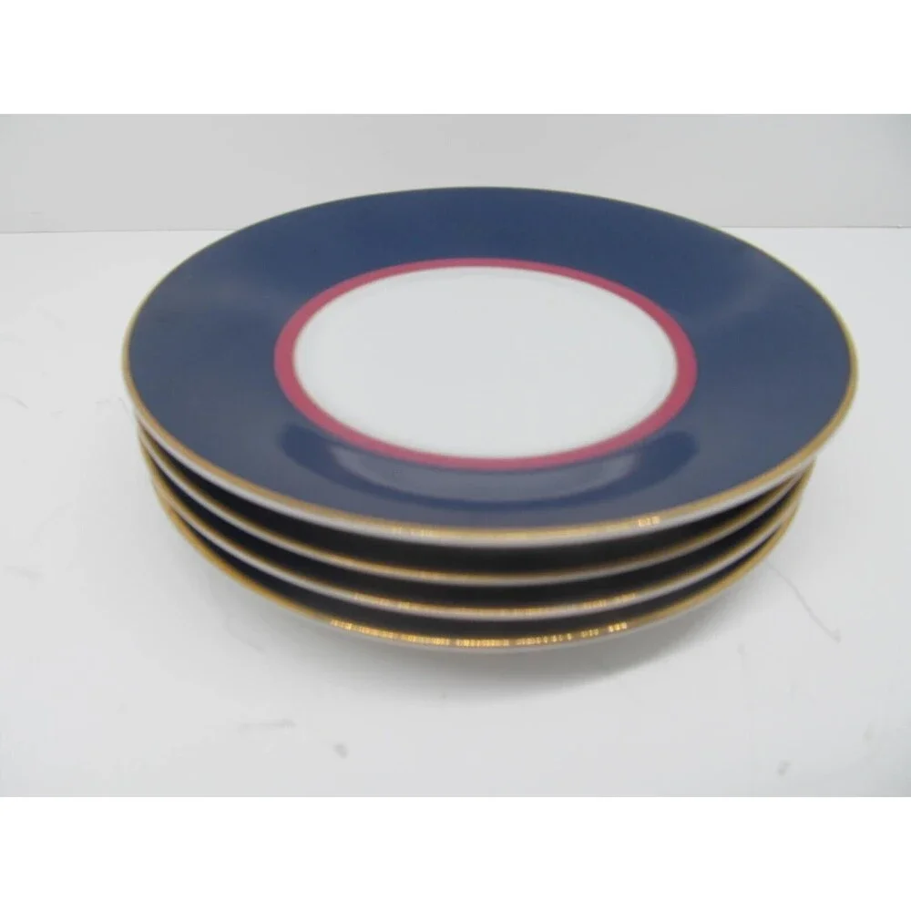 Mikasa Fine China Grandeur Blue Set Of Four 6